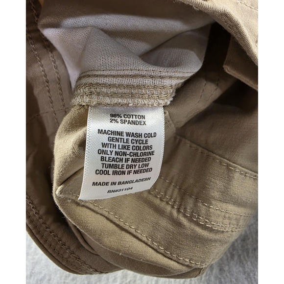 NWT Saddlebred Cargo Men's Shorts - Size: 32 - Tan Khakis Comfort CottonBlend - Picture 3 of 7